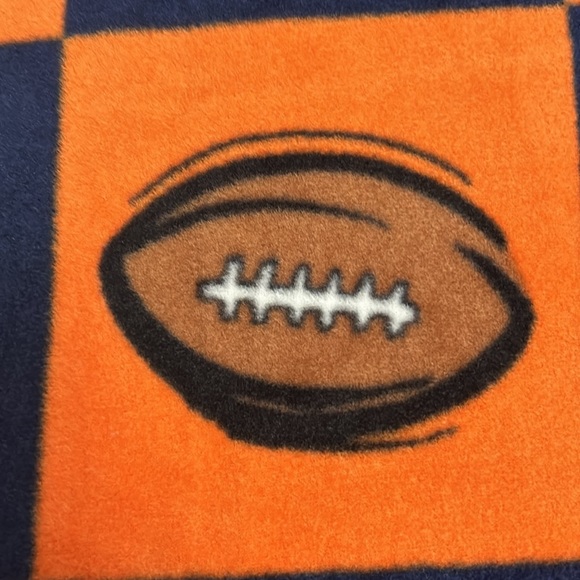 NFL Fleece Fabric- Denver Broncos Block (58 inches wide by 72 inches long) - Picture 5 of 7